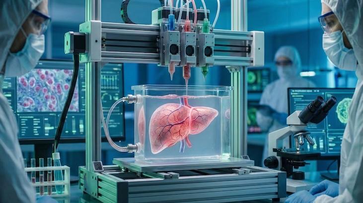Bilim Dünyasından Çığır Açan Gelişme: Karaciğer Dokusu 3D Yazdırıldı