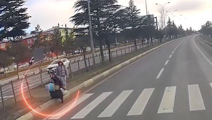 Yaya Geçidinde Tehlikeli An: Kamyon Sürücüsü Yakalandı