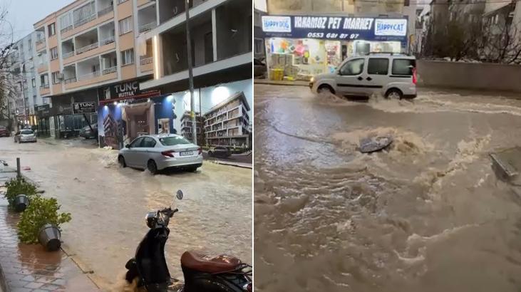 İzmir'de Şiddetli Yağış Hayatı Felç Etti: Trafik Kilitlendi, Su Baskınları Yaşandı