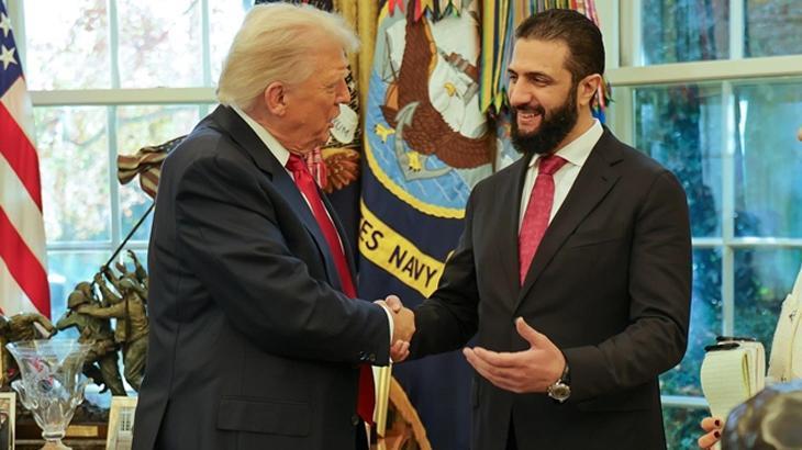Trump: Suriye Cumhurbaşkanı ile Son Derece Yapıcı Bir Görüşme Gerçekleştirdik