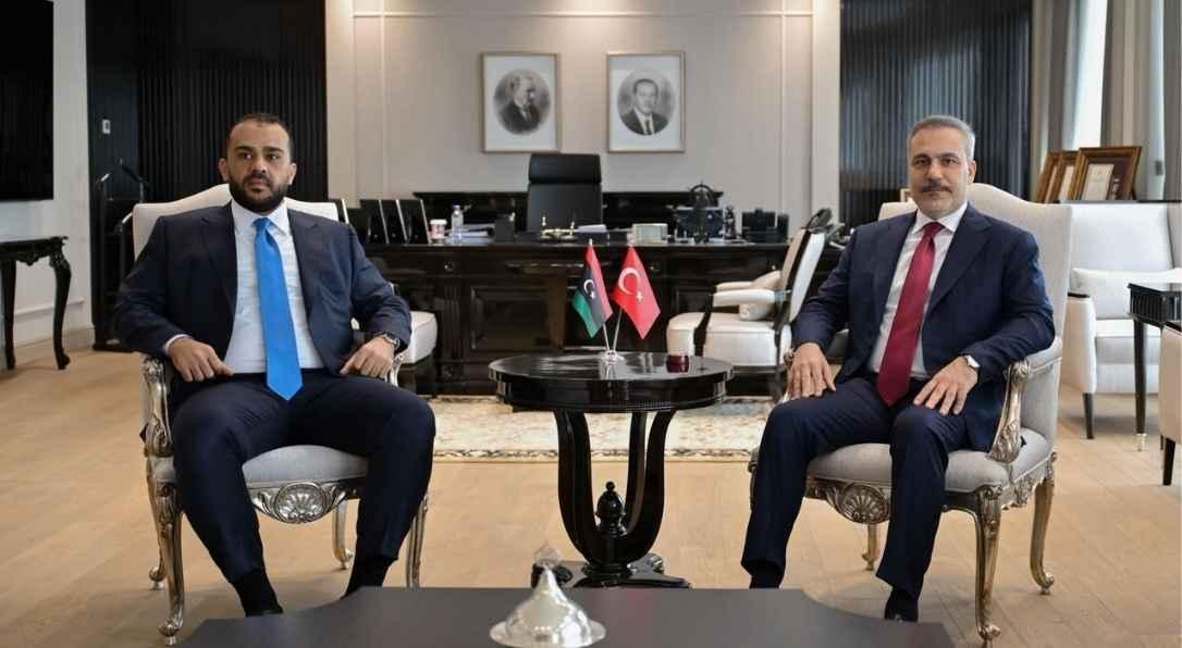 Dışişleri Bakanı Fidan, Libya Savunma Bakanvekili Zubi ile Görüştü