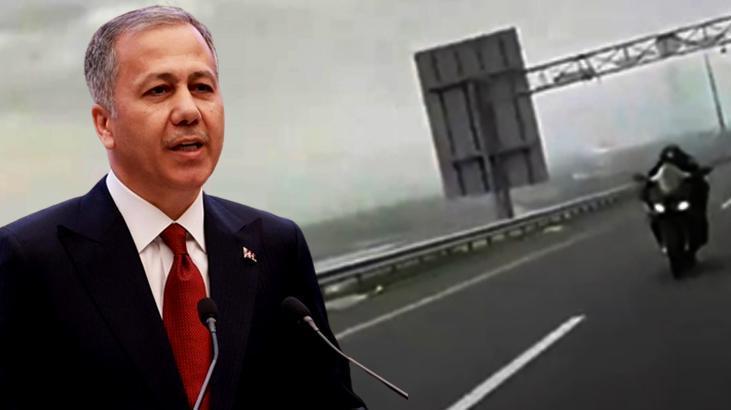 Otoyolda 300 Km/s Hız Yapan Motosiklet Sürücüsü Yakalandı