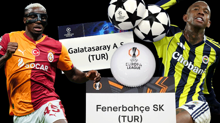 Futbol Devlerinin Sahne Aldığı Kura Çekimi Sonuçlandı: Galatasaray ve Fenerbahçe'nin Rakipleri Belli Oldu