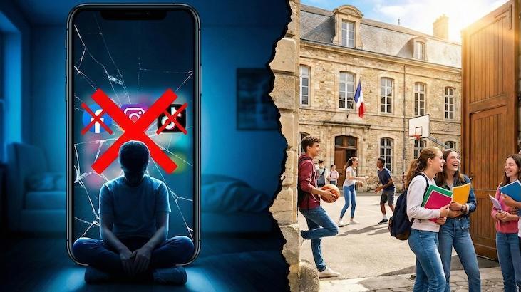 Fransa'da 15 Yaş Altı Sosyal Medya Kullanımı ve Okullarda Cep Telefonu Yasaklanıyor