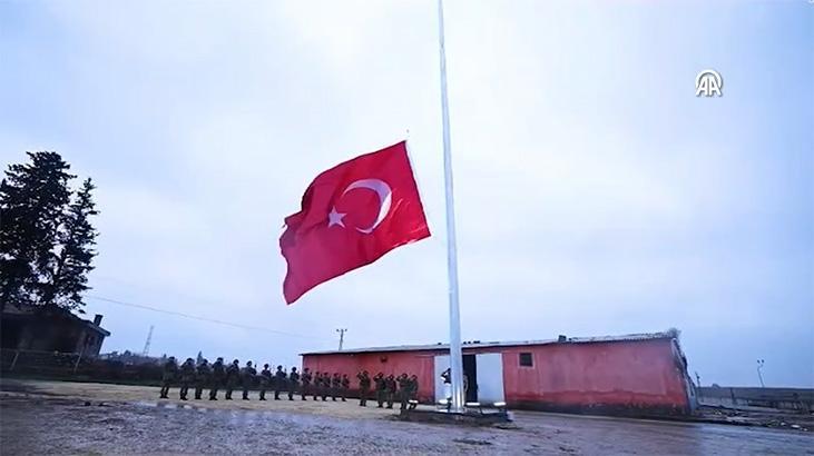 Türk Bayrağına Yapılan Saldırıya Misliyle Karşılık: Sınır Hattına Dev Bayrak Dikildi