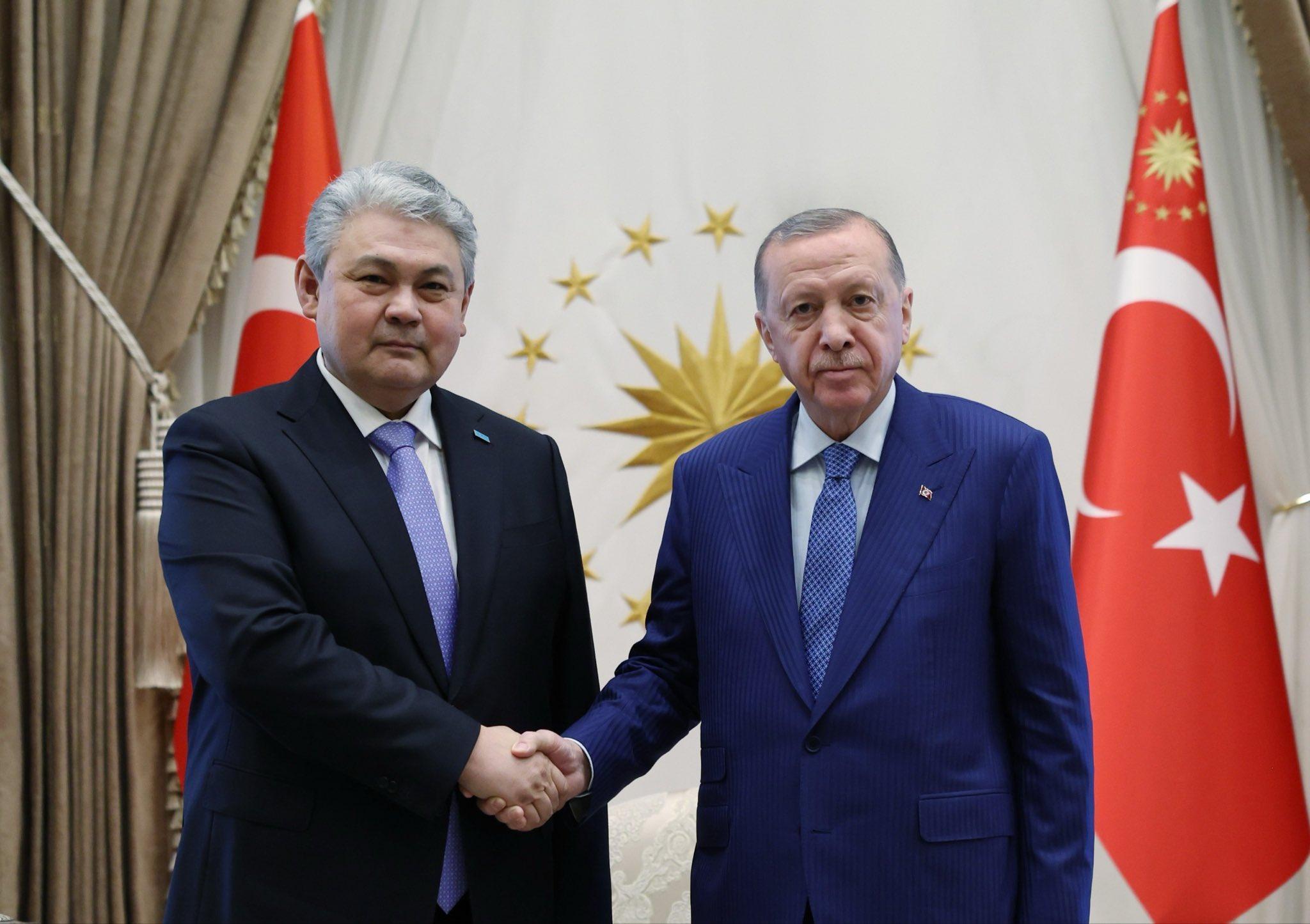 Cumhurbaşkanı Erdoğan, Kazakistanlı Bakanı Ağırladı