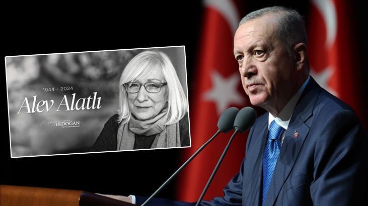 Cumhurbaşkanı Erdoğan'dan Düşünce İnsanı Alev Alatlı'ya Vefa
