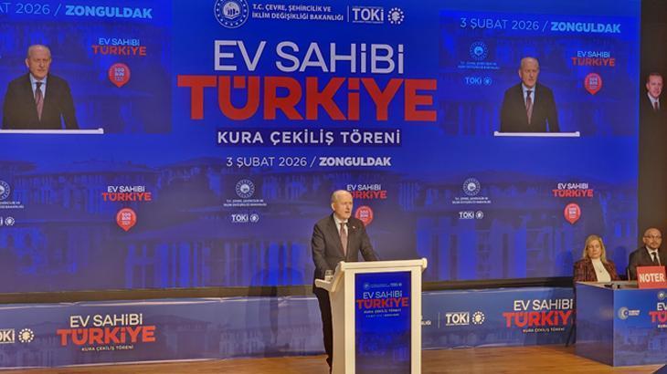 Zonguldak'ta 1872 Konut İçin Kura Heyecanı Yaşandı