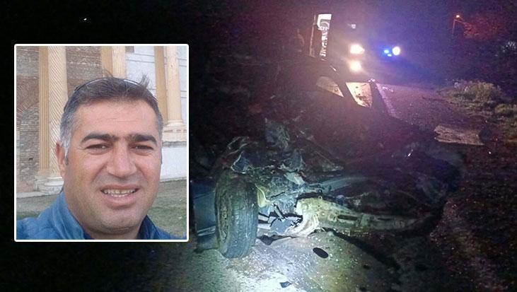 Manisa'da Korkunç Kaza: Otomobil Sürücüsü Hayatını Kaybetti