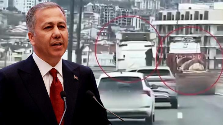 Sol Şeridi İşgal Eden TIR Sürücüsüne Ağır Ceza: Trafik Güvenliği Tehlikeye Atıldı