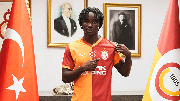 Galatasaray'ın Yeni Yıldızı Renato Nhaga, Avrupa'da İkili Mücadelelerde Zirvede Yer Aldı