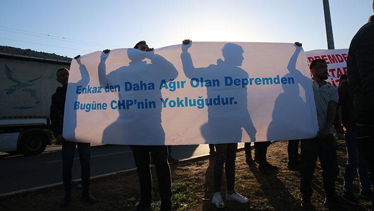 CHP Genel Başkanı Özgür Özel'e Hatay'da Tepki