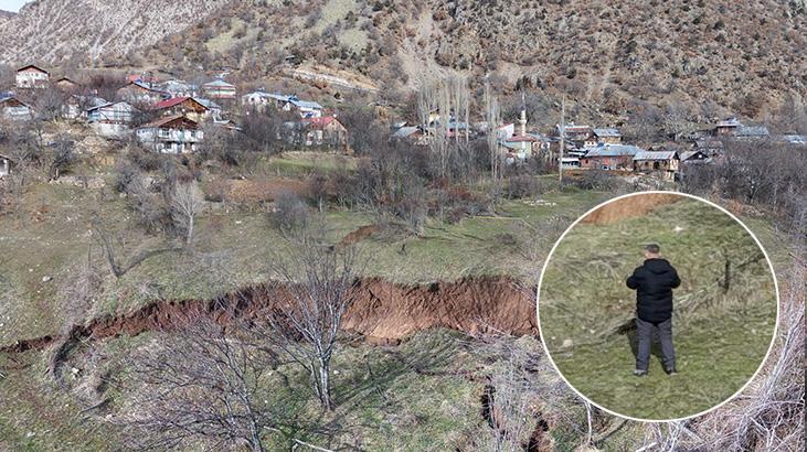 Toprak Kayması Riski Köyde Gergin Bekleyişe Neden Oldu