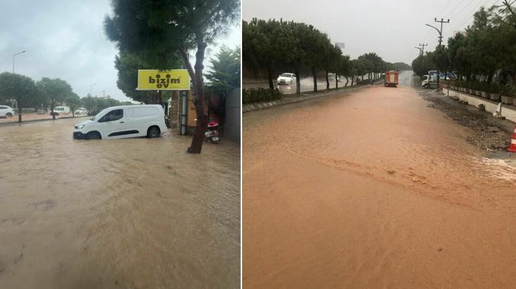 İzmir'de Şiddetli Yağış Hayatı Felç Etti: Yollar Sular Altında, Hayat Durma Noktasına Geldi