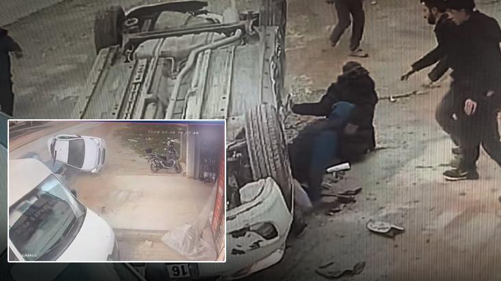 Bursa'da 14 Yaşındaki Ehliyetsiz Sürücünün Tehlikeli Yolculuğu: 3 Araç Kaza Yaptı, 8 Kişi Yaralandı