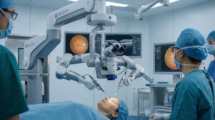 Göz Cerrahisinde Robotik Devrim: İnsan Gözüne Hassas Müdahale