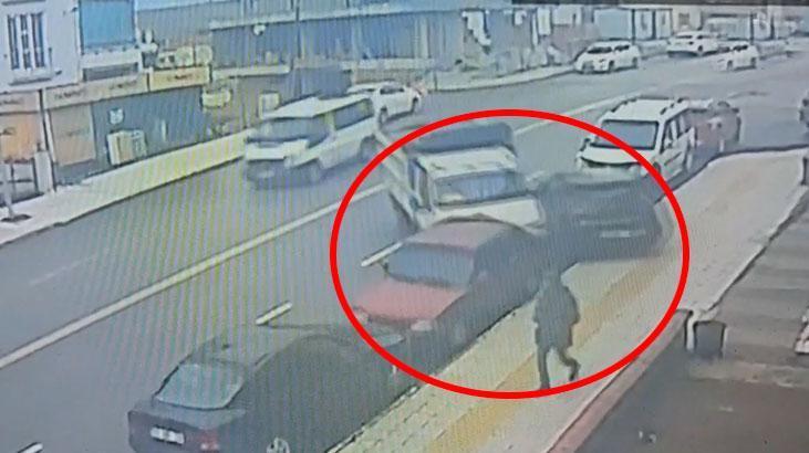 Çorum'da Trafik Kazası: Kamyonet Park Halindeki Araçlara Zarar Verdi