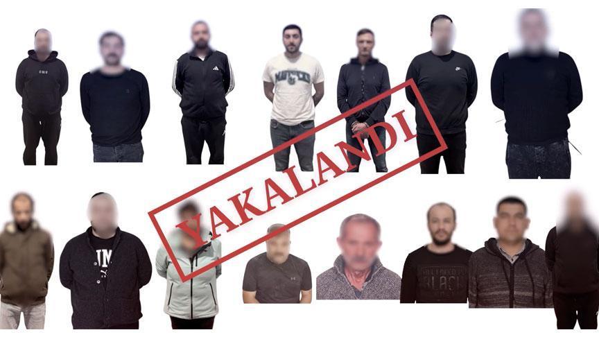 Yurt Dışında Yakalanan 15 Suçlu Türkiye'ye Getirildi