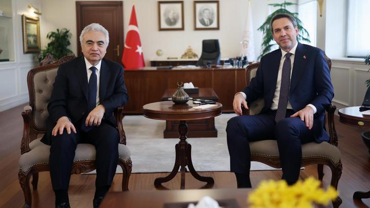Bakan Bayraktar ve IEA Başkanı Birol Enerji Dönüşümünü Masaya Yatırdı