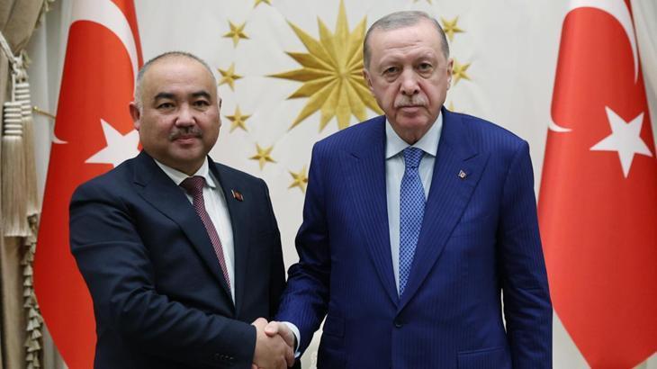 Cumhurbaşkanı Erdoğan, Kırgızistan Meclis Başkanı'nı Ağırladı