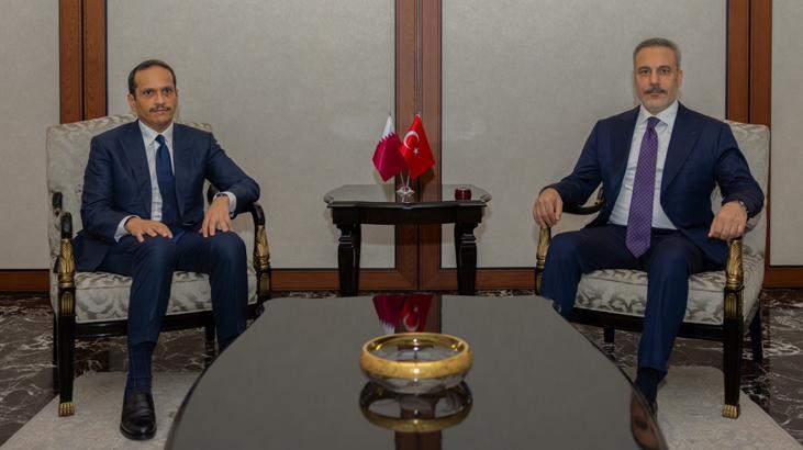 Diplomatik Görüşmelerde Önemli Adım: Dışişleri Bakanı Fidan ve Katar Başbakanı Al Sani Ankara'da Bir Araya Geldi