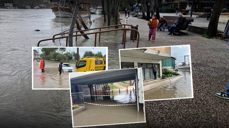 Antalya ve İzmir'de Şiddetli Yağışlar Hayatı Olumsuz Etkiledi
