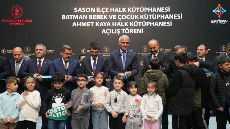 Batman'da Kültürel Altyapı Güçleniyor: Üç Yeni Nesil Kütüphane Hizmete Açıldı