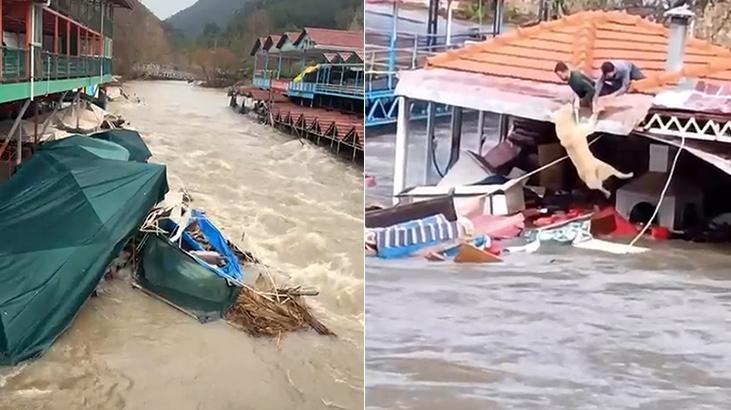 Antalya'da Şiddetli Yağış Hayatı Felç Etti: 6 İlçede Hasar Oluştu