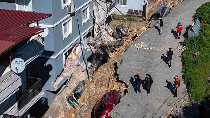 İzmir'de Şiddetli Yağışın Ardından Toprak Kayması: Binalar Hasar Gördü, Sakinler Tahliye Edildi