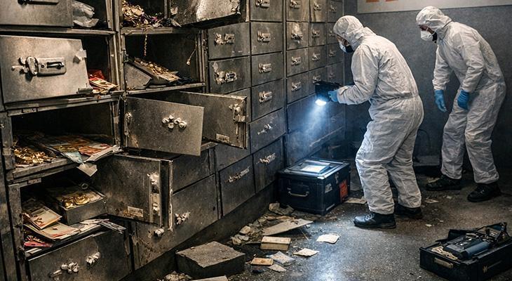 Almanya'da Gizemli Sıvı ve Havalandırma Yöntemiyle Banka Soygunu: 14 Kasa Boşaltıldı