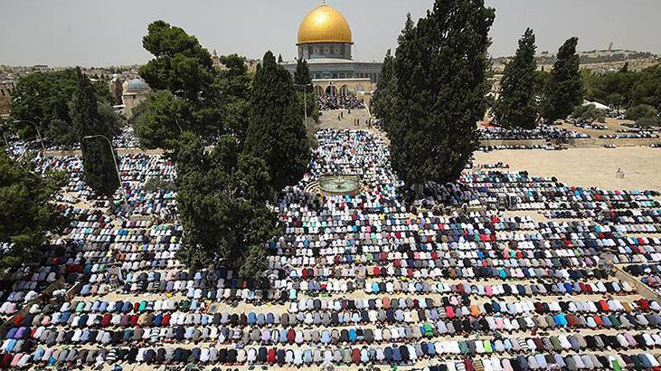 Mescid-i Aksa'da Ramazan Bayramı'nın Son Cumasında da Kısıtlamalar Sürdü