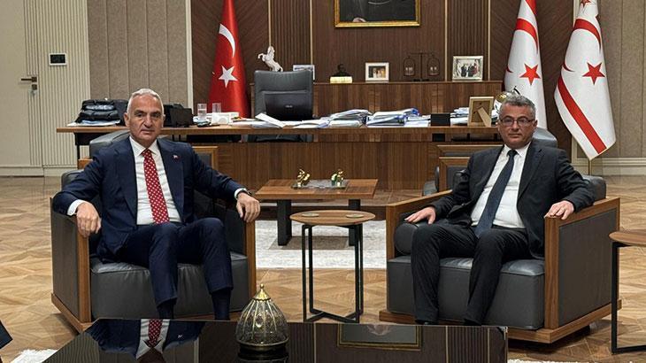 KKTC Cumhurbaşkanı Erhürman ve Kültür ve Turizm Bakanı Ersoy Bir Araya Geldi