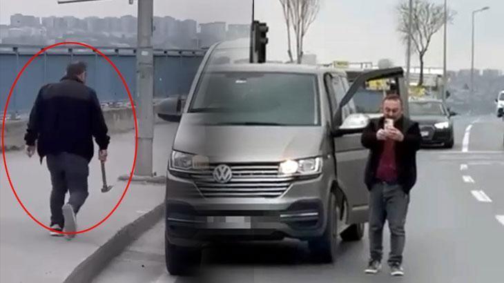 Avcılar'da Yol Verme Tartışması Kanlı Bitti: Çekiçle Tehdit Eden Sürücüye Para Cezası