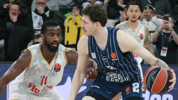 Anadolu Efes, EuroLeague'de Evinde Monaco'ya Mağlup Oldu