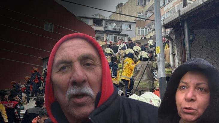 Fatih'te Bina Çökmesine Neden Olan Patlama Sakinleri Dehşete Düşürdü
