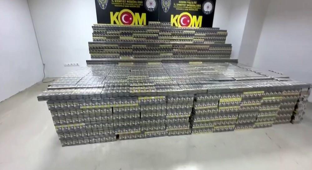 Adana'da Değeri Milyonları Bulan Kaçak Sigara Operasyonu: Sürücünün İfadesi Şaşırttı