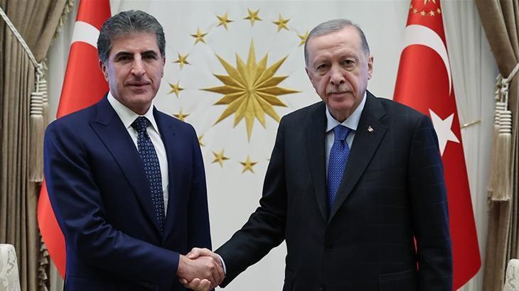 Erdoğan ve Barzani Bölgesel Gelişmeleri Görüştü