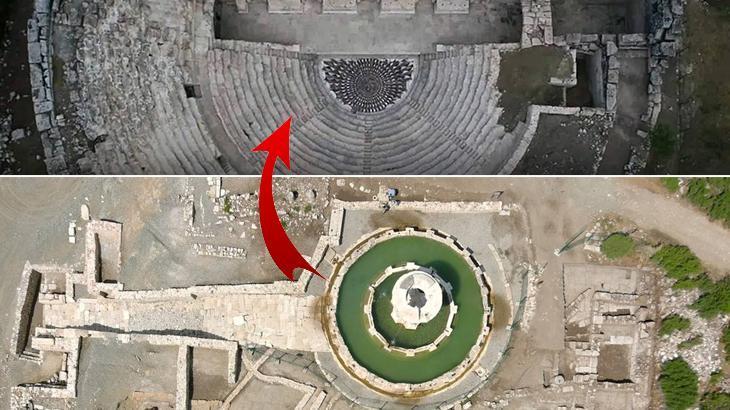 Kibyra Antik Kenti'nde Tarihi Keşif: 2000 Yıllık Çeşme Yeniden Hayat Buldu, Eşsiz Medusa Mozaiği Göz Kamaştırıyor